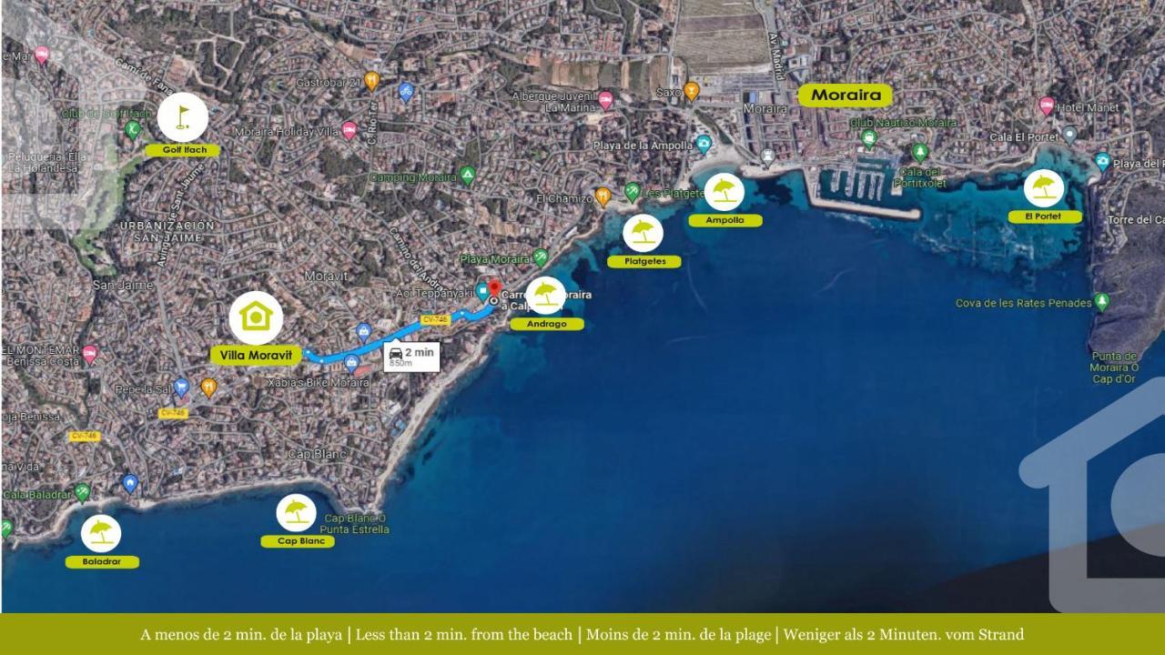 Solhabitat Moraira Moravit Βίλα Εξωτερικό φωτογραφία